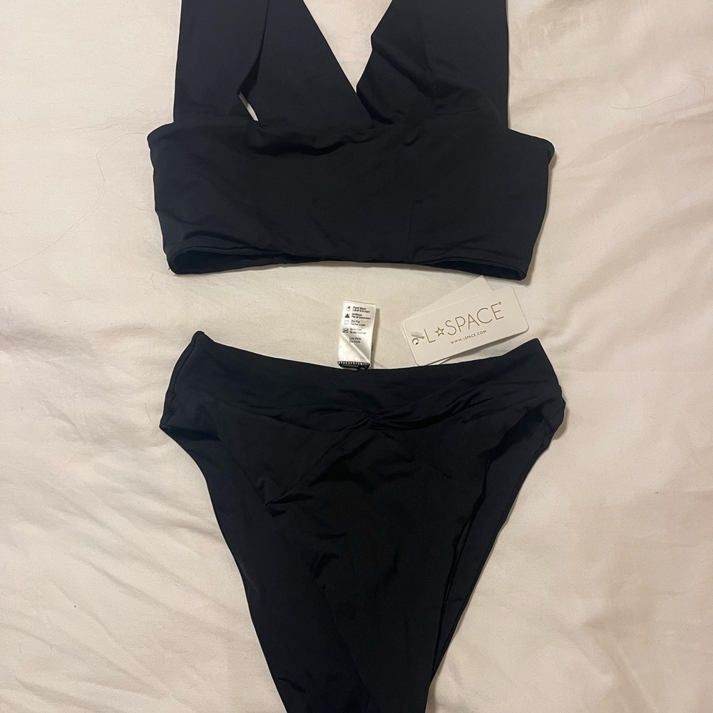 Black Two-Piece Swimsuit by l*space